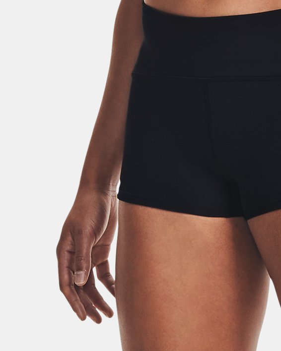 Women's UA Launch Mini Shorts, Black, pdpMainDesktop image number 2