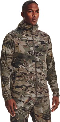 under armour men's camo full zip hoodie