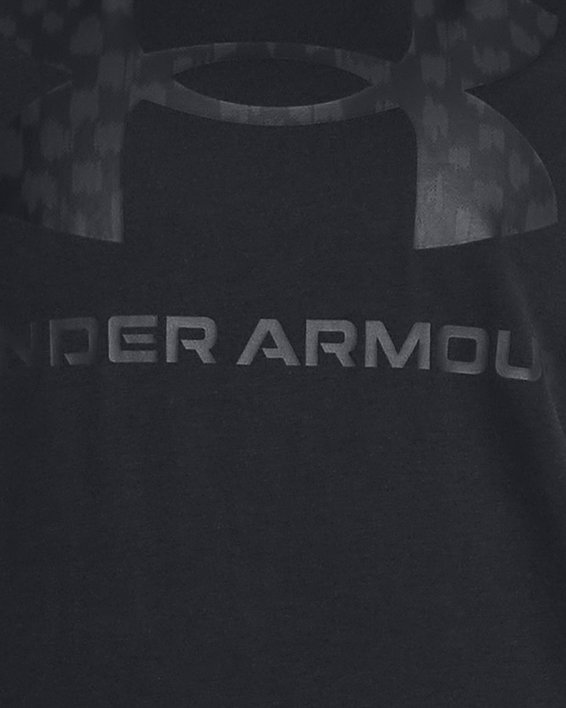 Camiseta de manga corta con estampado UA Sportstyle para mujer, Black, pdpMainDesktop image number 0