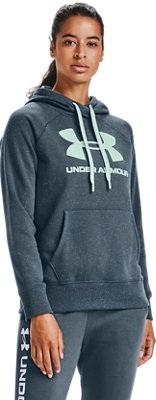 under armour women's cotton rival fleece logo hoodie