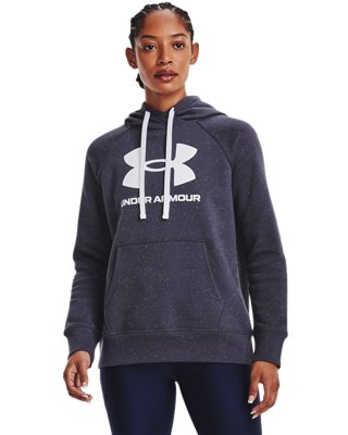 Sudadera con capucha UA Rival Fleece Logo para Mujer
