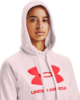 under armour women's cotton rival fleece logo hoodie