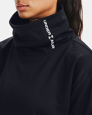 under armour fleece funnel neck