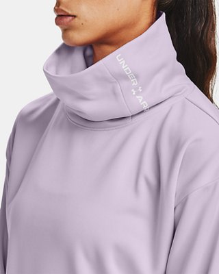 under armour fleece funnel neck