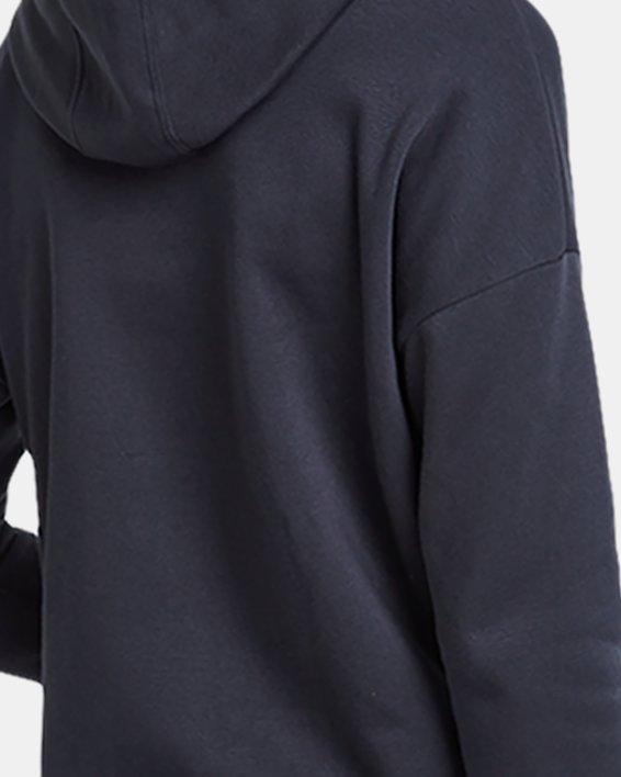 Women's UA Rival Fleece Full Zip Hoodie in Black image number 2