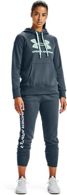 under armour rival sweatpants in grey