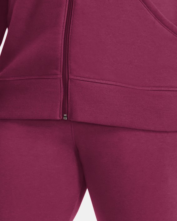 Pantalones Deportivos UA Rival Fleece para Mujer, Purple, pdpMainDesktop image number 2