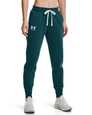 NWT Under Armour Women's Rival Fleece Joggers Size S Tempered