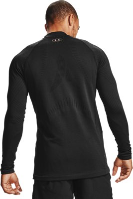 เสื้อคอเต่า UA RUSH&trade; ColdGear&reg; Seamless สำหรับผู้ชาย image number 2
