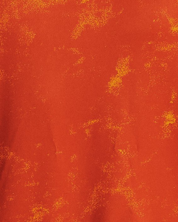 Men's UA MK-1 Printed Short Sleeve, Orange, pdpMainDesktop image number 0