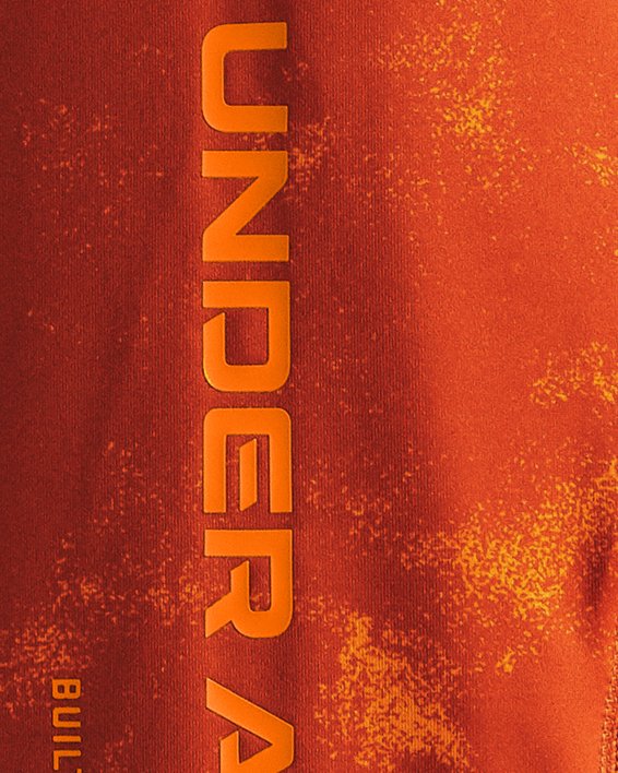 Haut à manches courtes UA MK-1 Printed pour homme, Orange, pdpMainDesktop image number 3