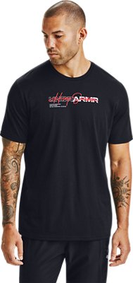 Men's UA UNDR ARMR Wordmark T-Shirt image number 0