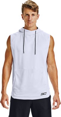 curry sleeveless hoodie