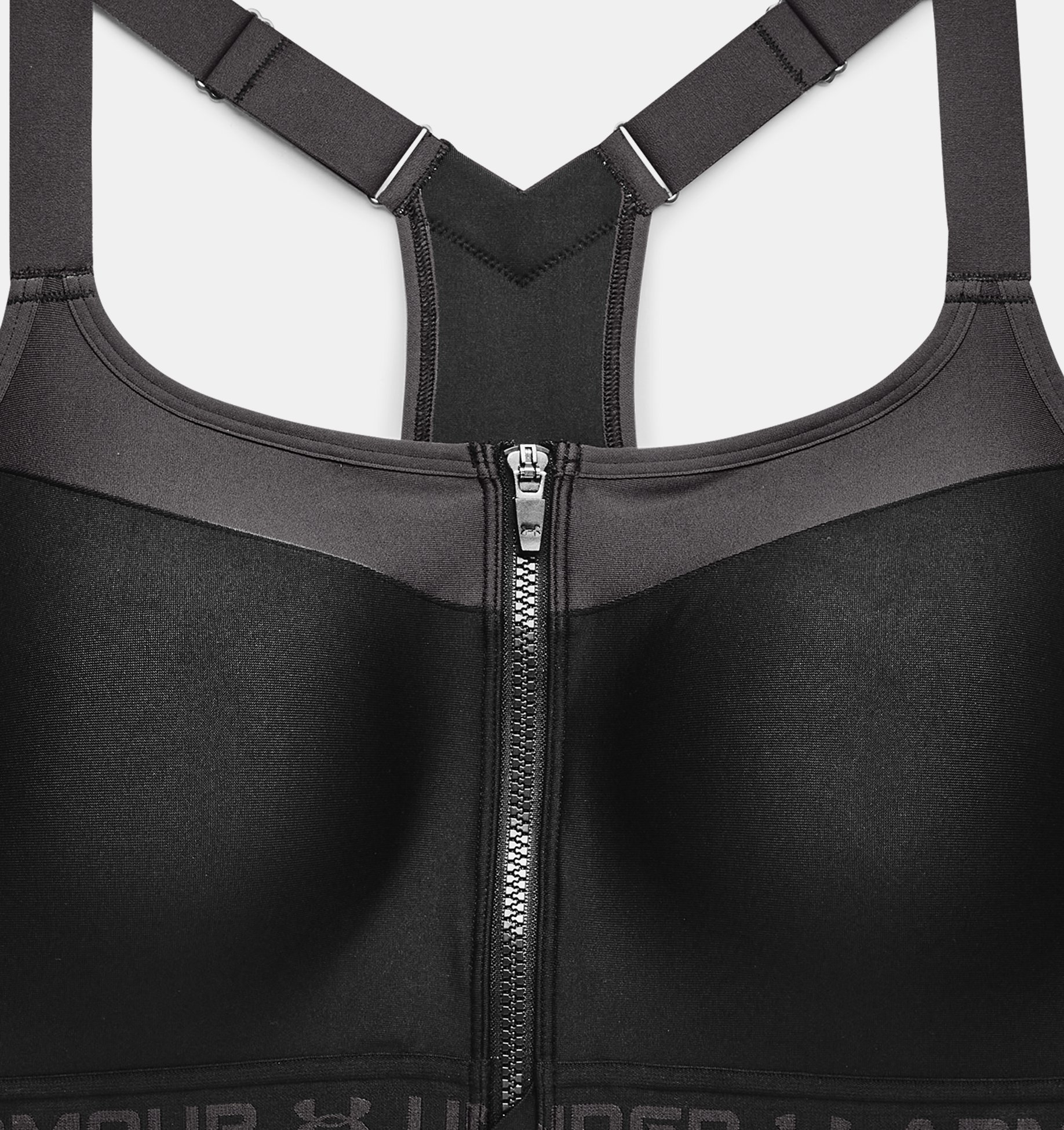 Women's Sculpt High Support Zip-Front Sports Bra - All In Motion™ Black 42D