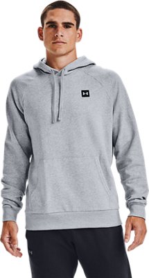 Chamarra UA Rival Fleece para Hombre, Gray, pdpMainDesktop image number 0