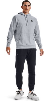 Chamarra UA Rival Fleece para Hombre, Gray, pdpMainDesktop image number 2