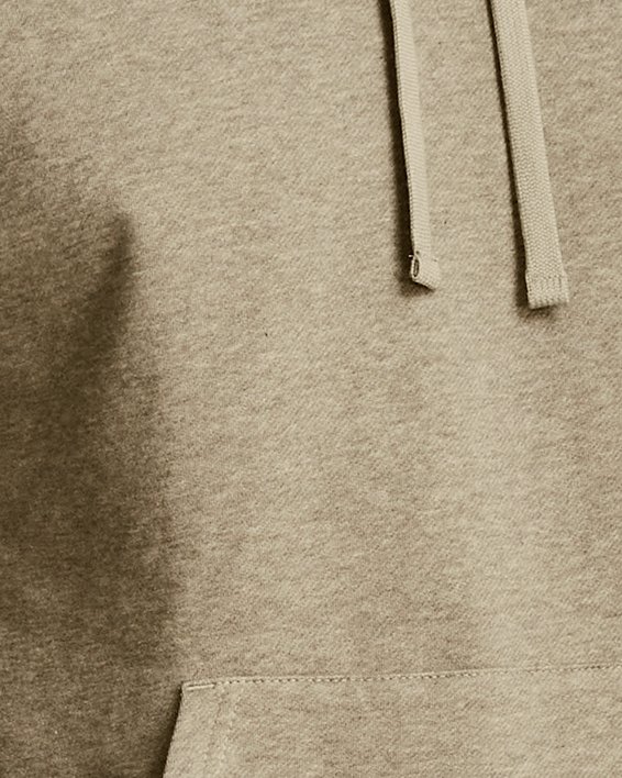 Sudadera con capucha de tejido Fleece UA Rival para hombre, Gray, pdpMainDesktop image number 0