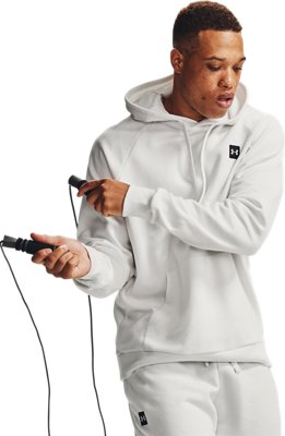 under armour white zip up hoodie