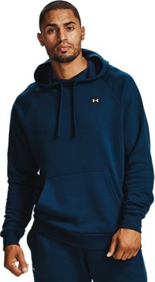 under armour blue zip up hoodie