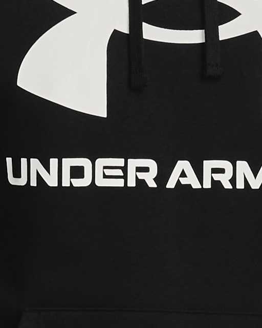 Under Armour Men's Armour Fleece Big Logo Hoodie 1373401 (as1, alpha, m,  regular, regular, Black / Red-002, Medium) at  Men's Clothing store