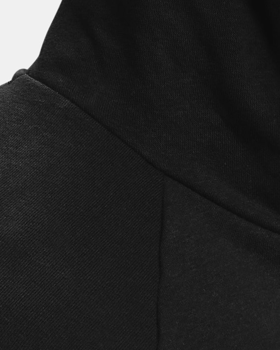 Men's UA Rival Fleece Big Logo Hoodie in Black image number 3