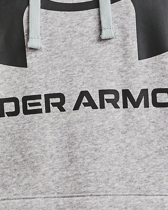 Under Armour Men's Armour Fleece Graphic Hoodie - Gray, XL