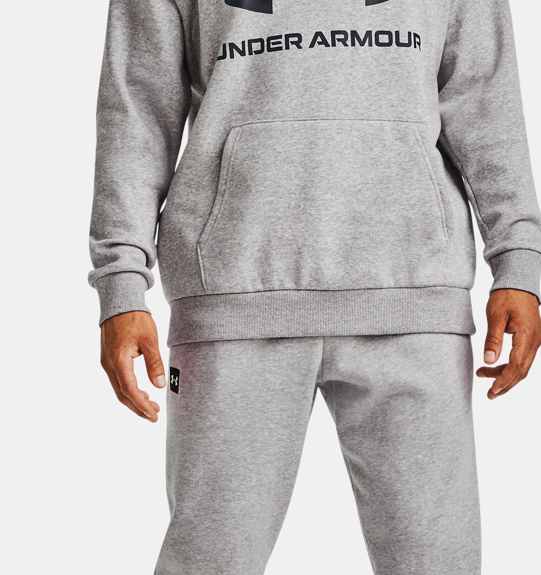 Men's UA Rival Fleece Big Logo Hoodie | Under Armour TH