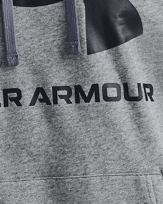 Under Armour Men's UA Rival Fleece Big Logo Hoodie. 1