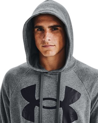 Sweat à capuche UA Rival Fleece Big Logo pour homme | Under Armour