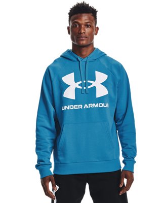 Under Armour Rival Fleece Big Logo Hoodie — 422-BLU