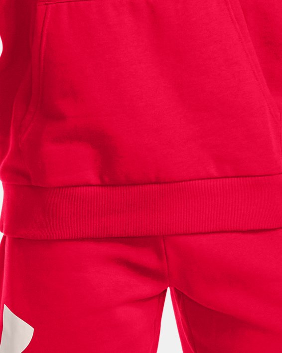Chamarra UA Rival Fleece Big Logo para Hombre, Red, pdpMainDesktop image number 2