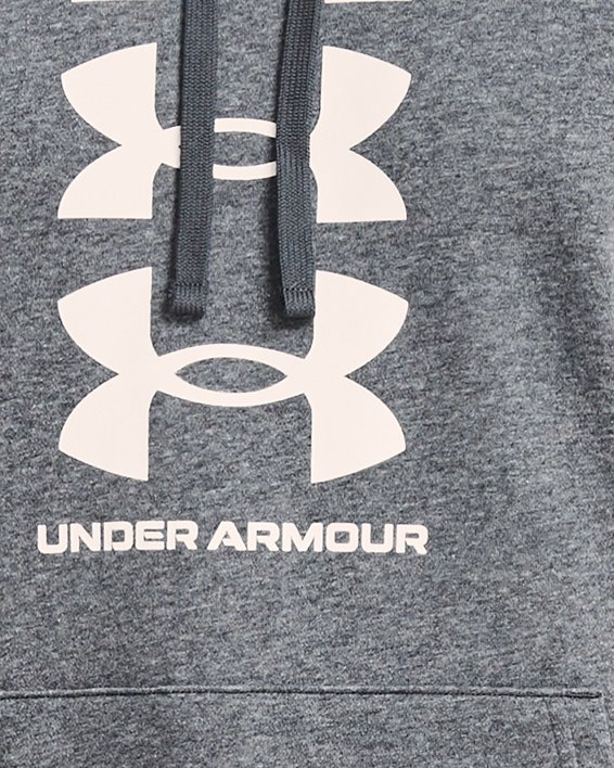 Under Armour Training Rival fleece hoodie in grey