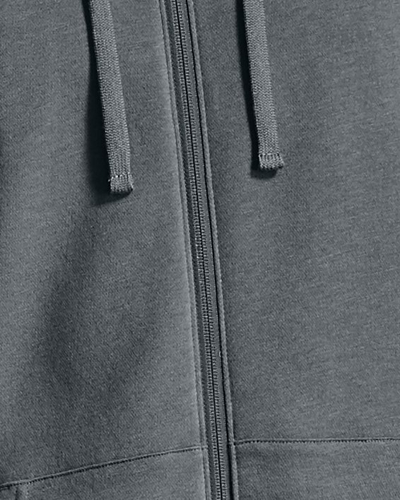Men's UA Rival Cotton Full Zip Hoodie in Gray image number 1
