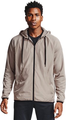 under armour hoodie men brown