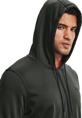 under armour fleece full zip hoodie heren