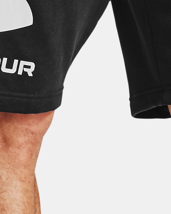 Under Armour Men's UA Rival Fleece Big Logo Shorts. 1