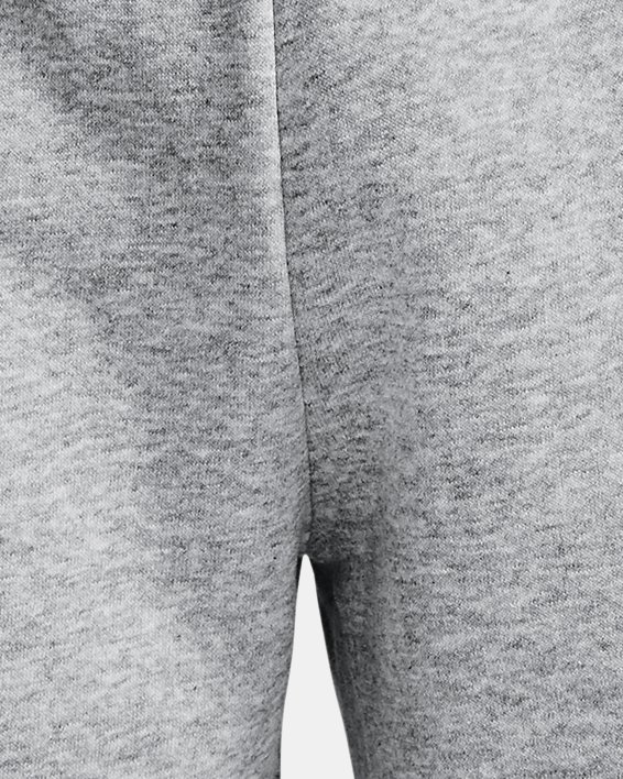 Men's UA Rival Fleece Big Logo Shorts in Gray image number 0