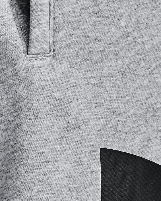 Men's UA Rival Fleece Big Logo Shorts in Gray image number 2