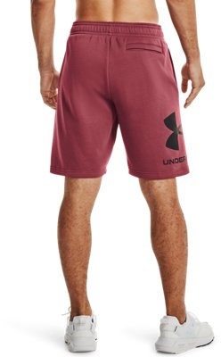 men's ua rival fleece logo shorts