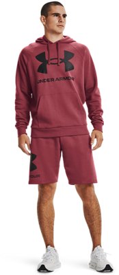 men's ua rival fleece logo shorts