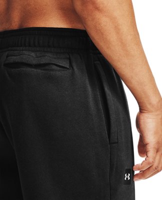 under armour fleece joggers black