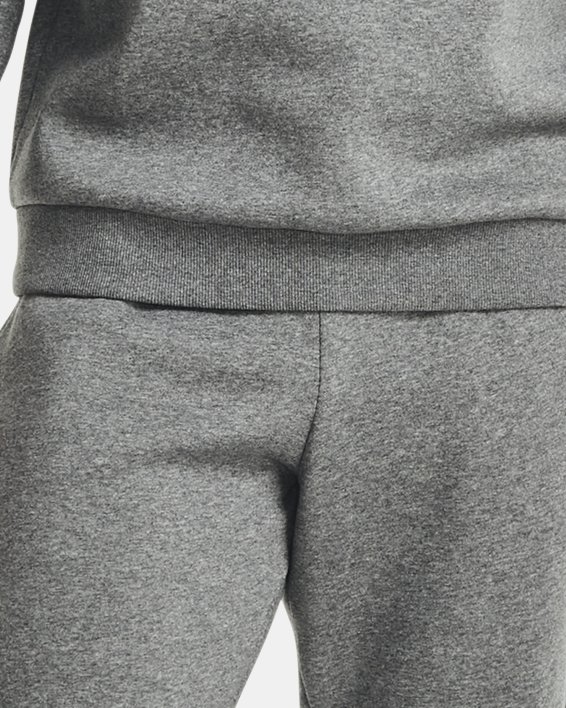 Men's UA Rival Fleece Pants, Gray, pdpMainDesktop image number 2