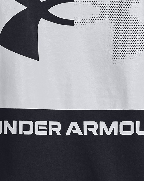 Men's UA Box Logo Short Sleeve in Black image number 0