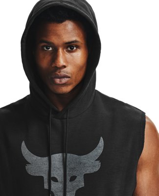 Herren Project Rock Charged Cotton® Ärmelloser Hoodie | Under Armour 