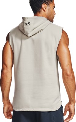 under armour sleeveless hoodie the rock