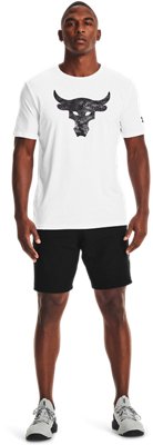 Under Armour Men's Project Rock Brahma Bull Logo Short Sleeve. 3