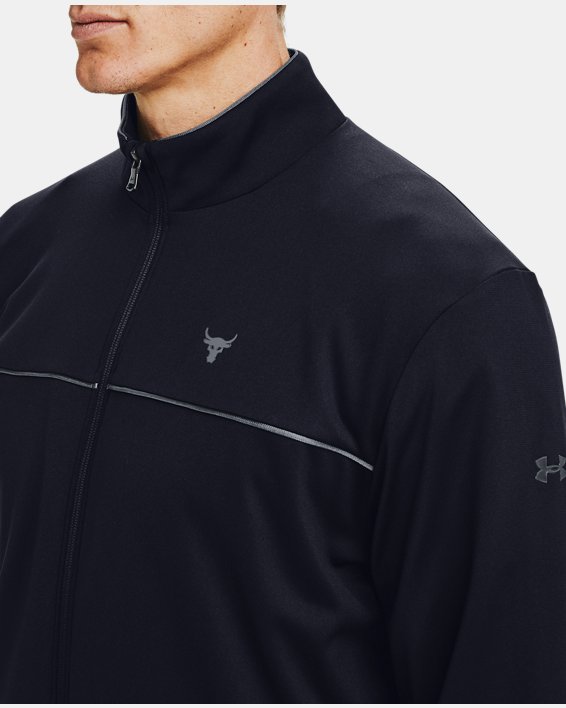 Under Armour Men's Project Rock Knit Track Jacket. 6