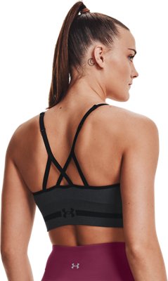 UA Seamless Low Long Heather, Gray, pdpMainDesktop image number 5