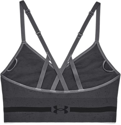 UA Seamless Low Long Heather, Gray, pdpMainDesktop image number 9