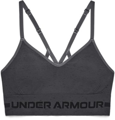 UA Seamless Low Long Heather, Gray, pdpMainDesktop image number 8